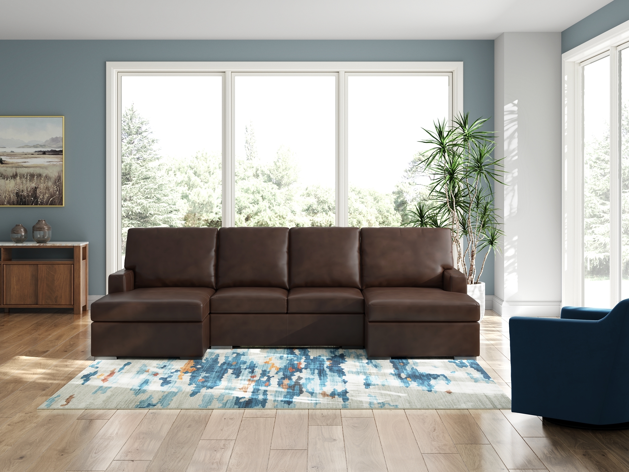 Sectional With Double Chaise