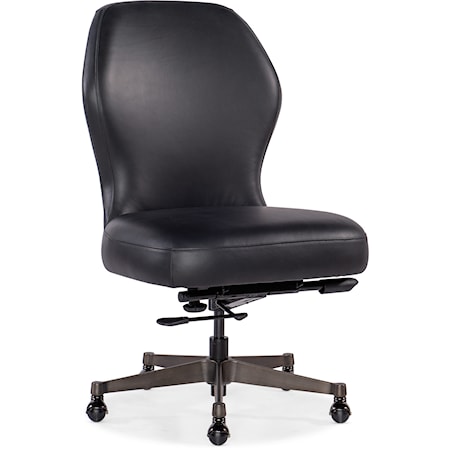 Transitional Executive Swivel Tilt Chair with Casters