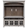 Liberty Furniture Heartland Entertainment Stand and Hutch