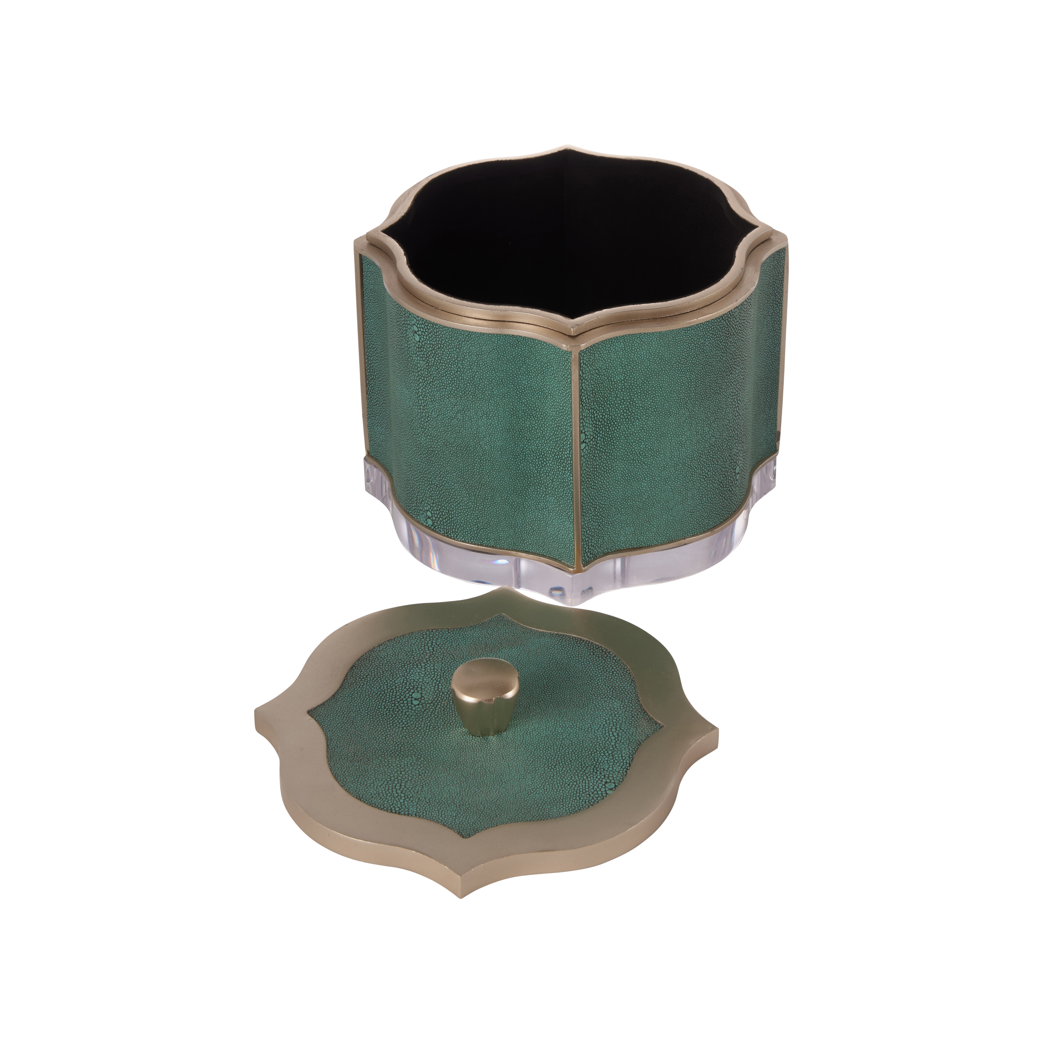 Chelsea House Shayla Copas Shagreen Box - Green