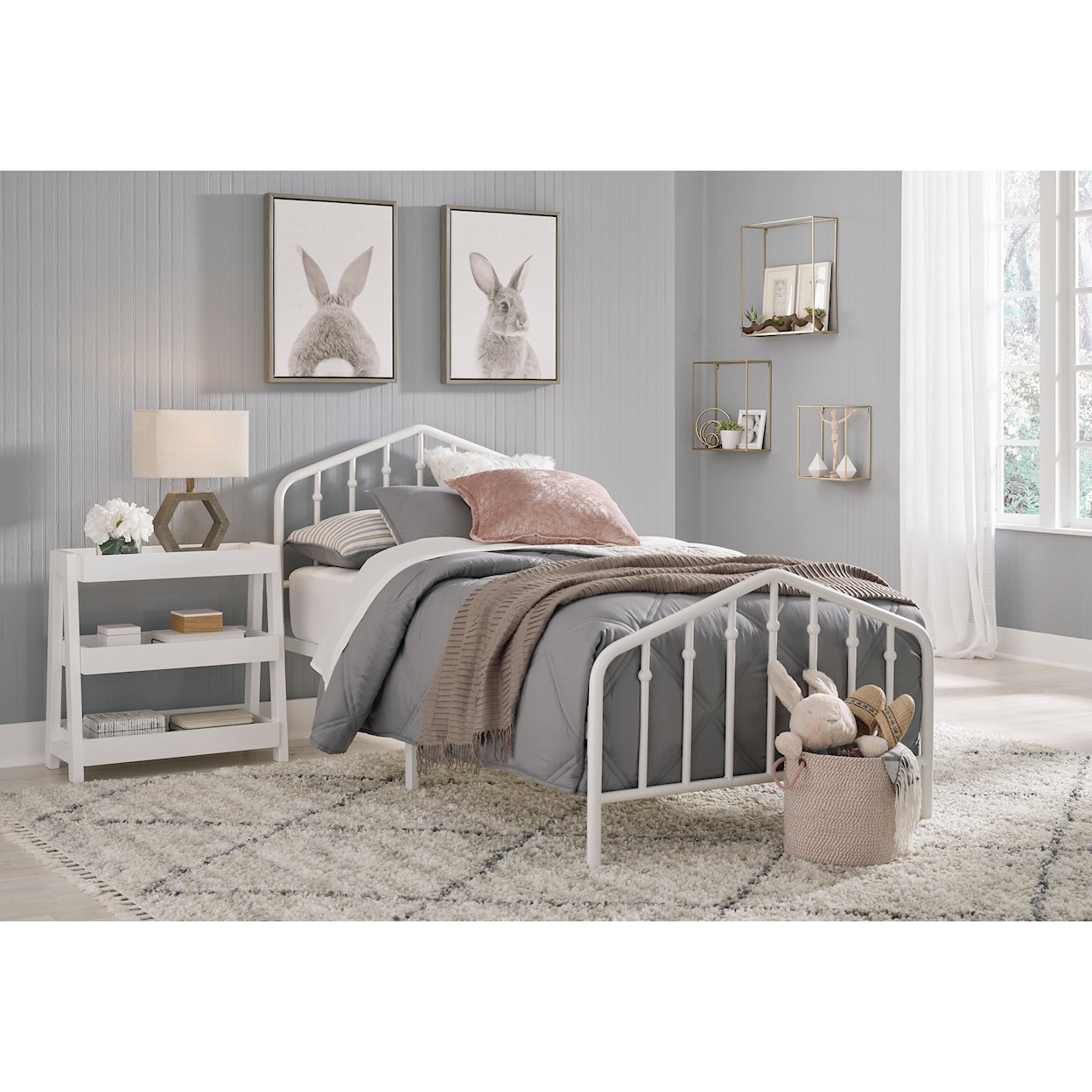 Ashley Furniture Signature Design Trentlore Twin Metal Bed