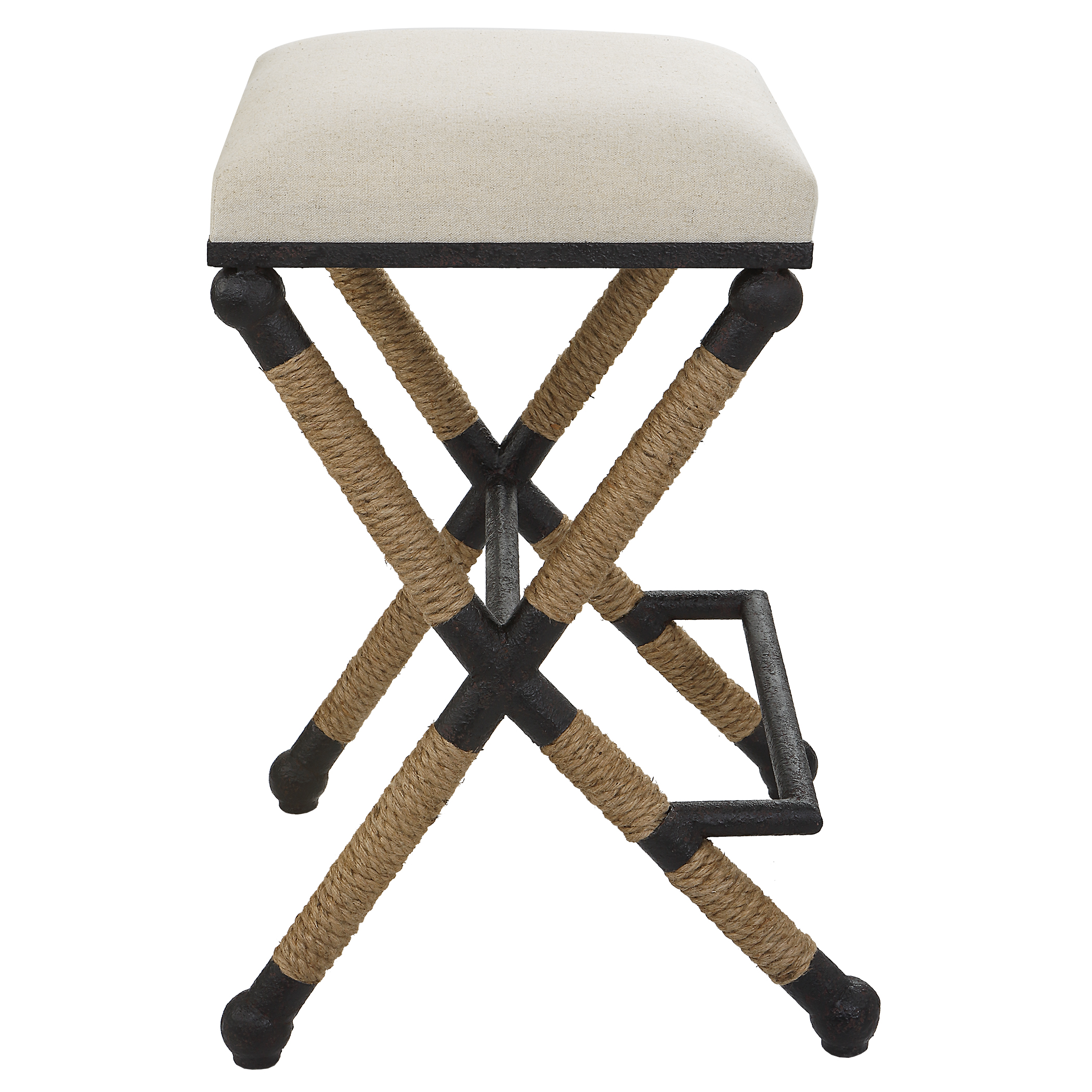 Uttermost Firth Firth Rustic Oatmeal Counter Stool
