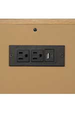 Integrated Outlets, USB-A and USB-C Ports