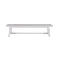 Coastal Outdoor Dining Bench