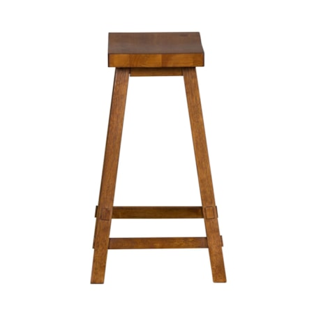 24 Inch Sawhorse Counter Height Stool