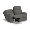 Flexsteel Penn Power Reclining Loveseat