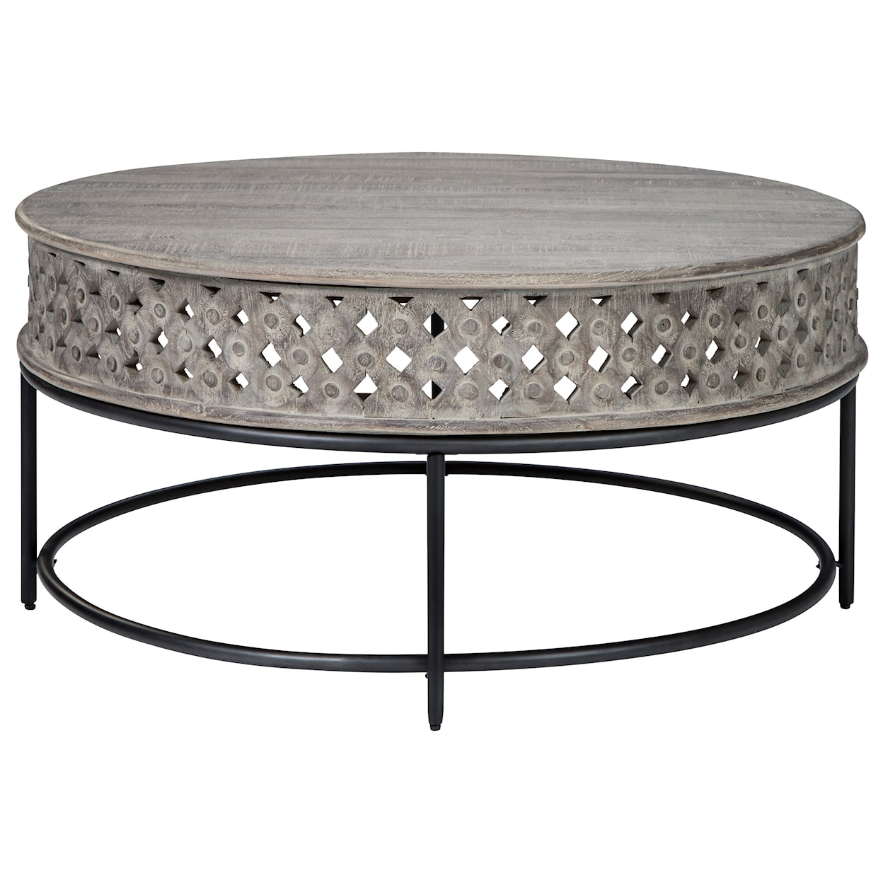 Signature Design by Ashley Rastella Round Cocktail Table