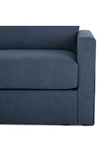 Flexsteel Flex Flex 4-Seat Sectional Sofa with Standard Arm - Denim