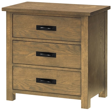 3-Drawer Nightstand