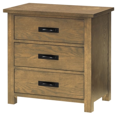 3-Drawer Nightstand