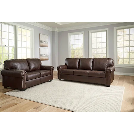 Traditional 2-Piece Living Room Set