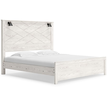 King Panel Bed