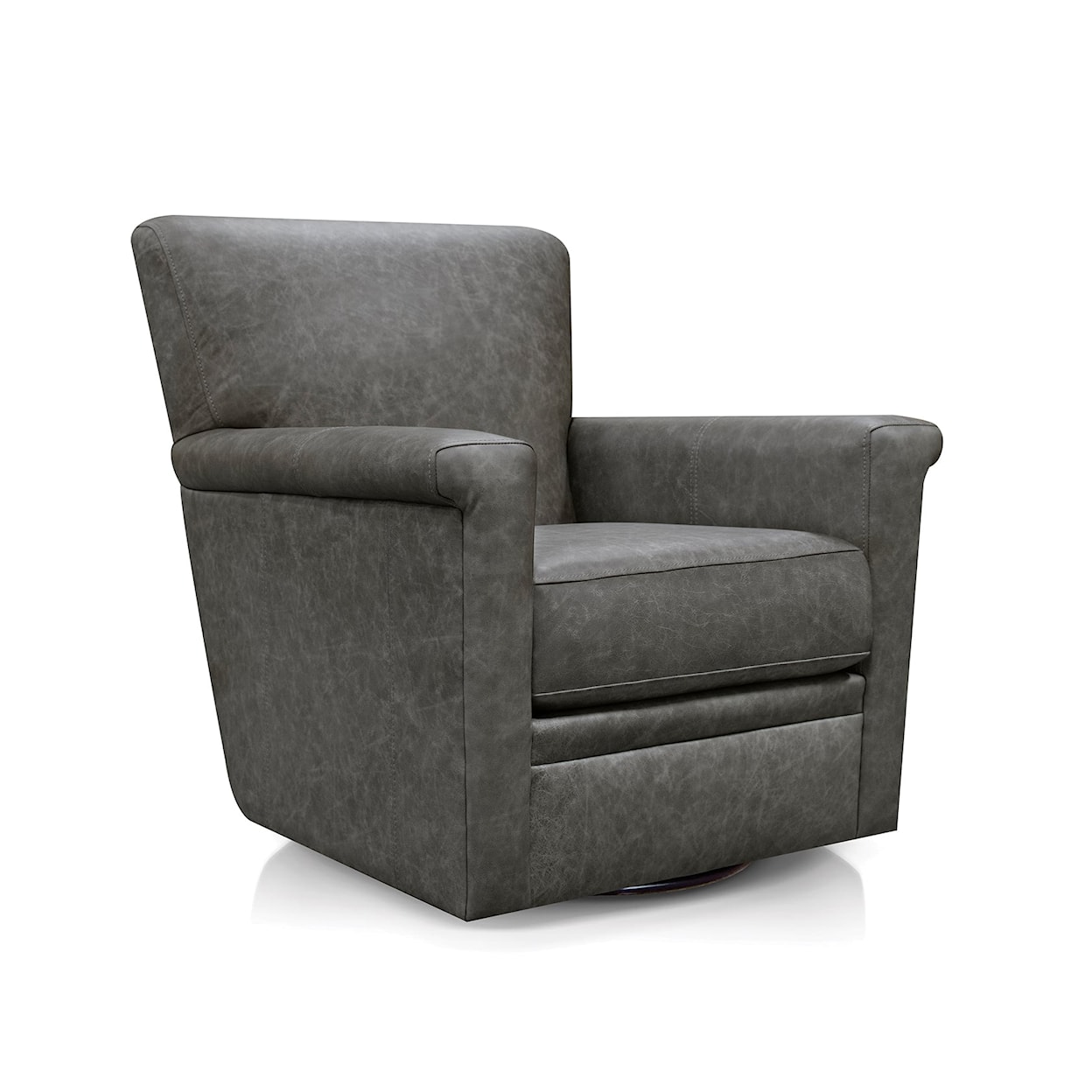 England 3310AL Series Leather Swivel Glider Accent Chair
