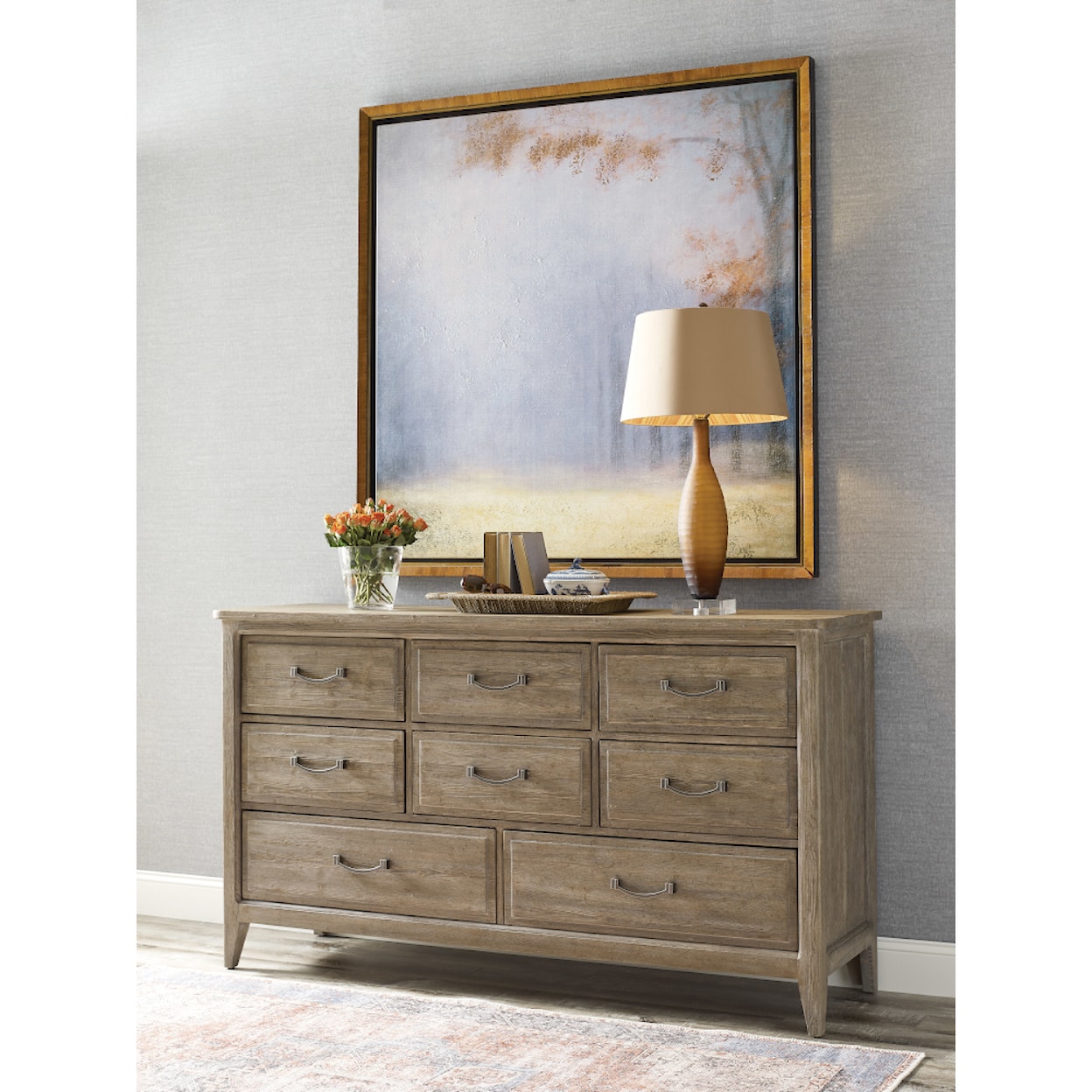 Kincaid Furniture Urban Cottage Bancroft Eight Drawer Dresser