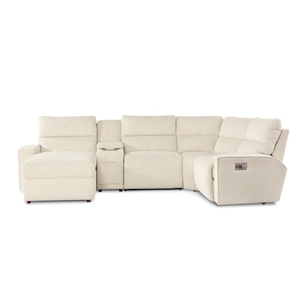 4-Seat Manual Reclining Sectional Sofa