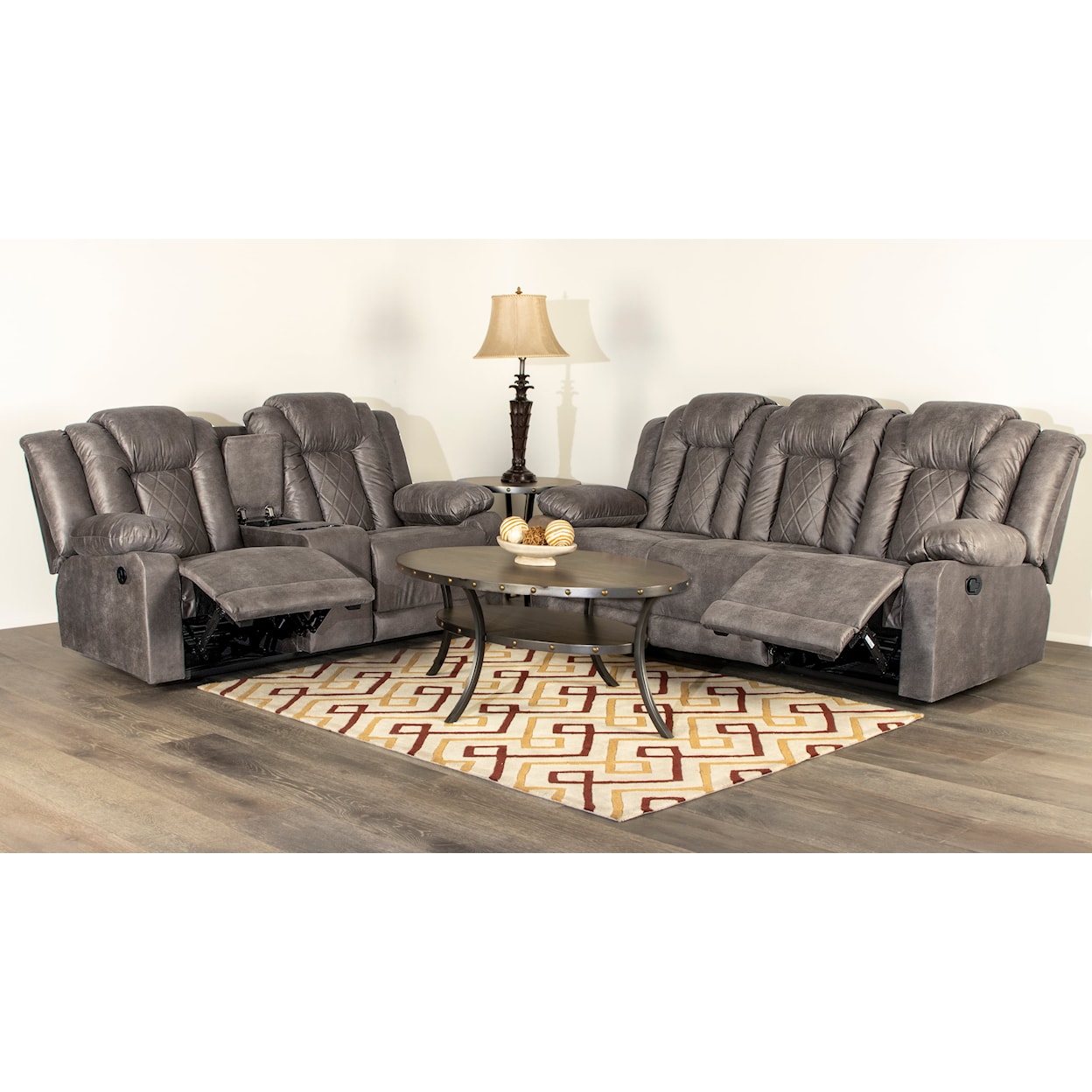 New Classic Furniture Shasta Sofa and Loveseat Set