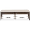 Magnussen Home Westley Falls Dining Bench w/Upholstered Seat