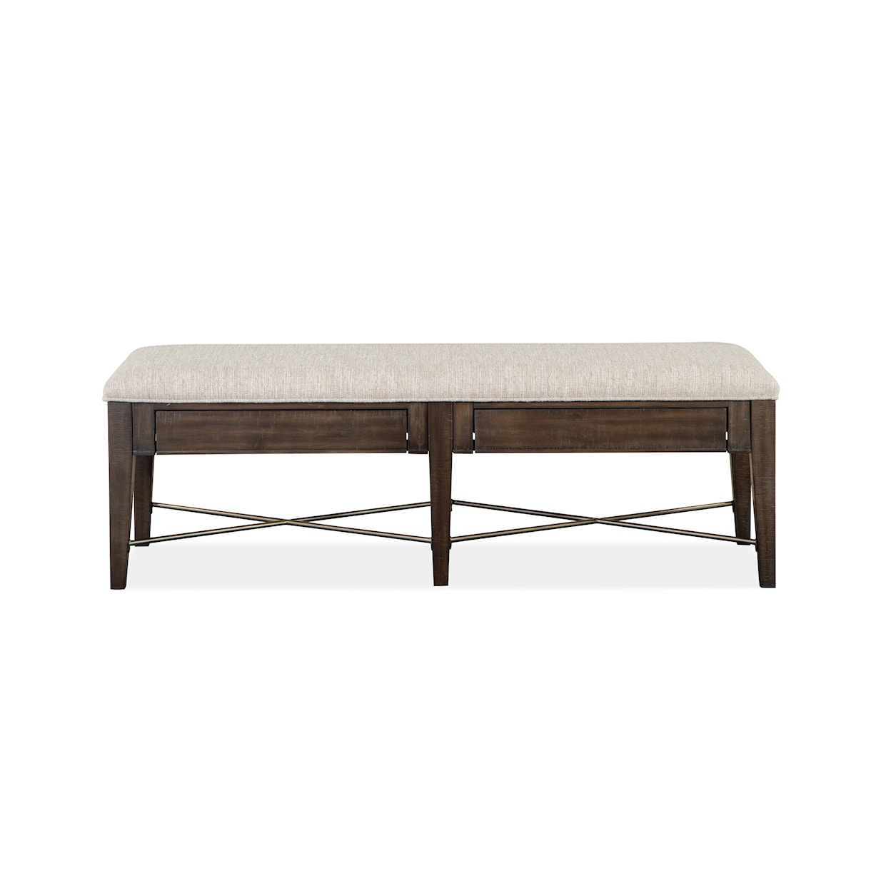 Magnussen Home Westley Falls Dining Bench w/Upholstered Seat