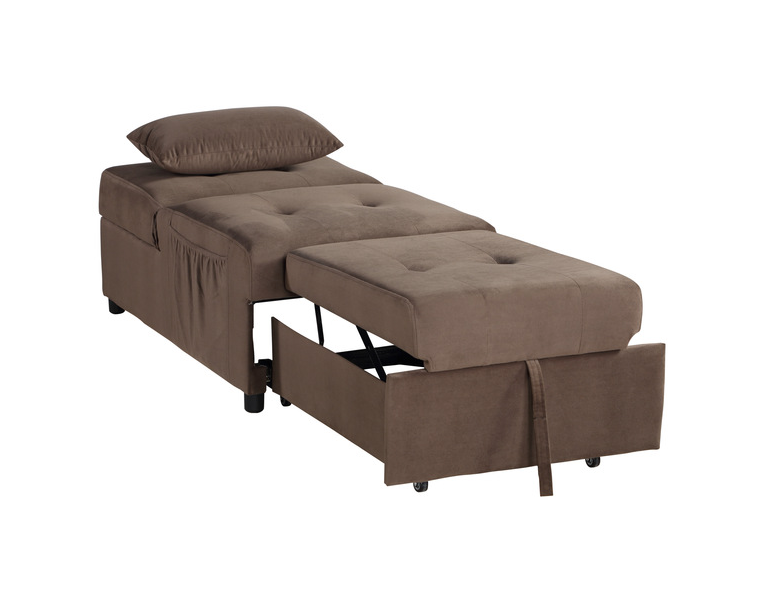 Homelegance Garrell Lift Top Storage Bench with Pull-out Bed