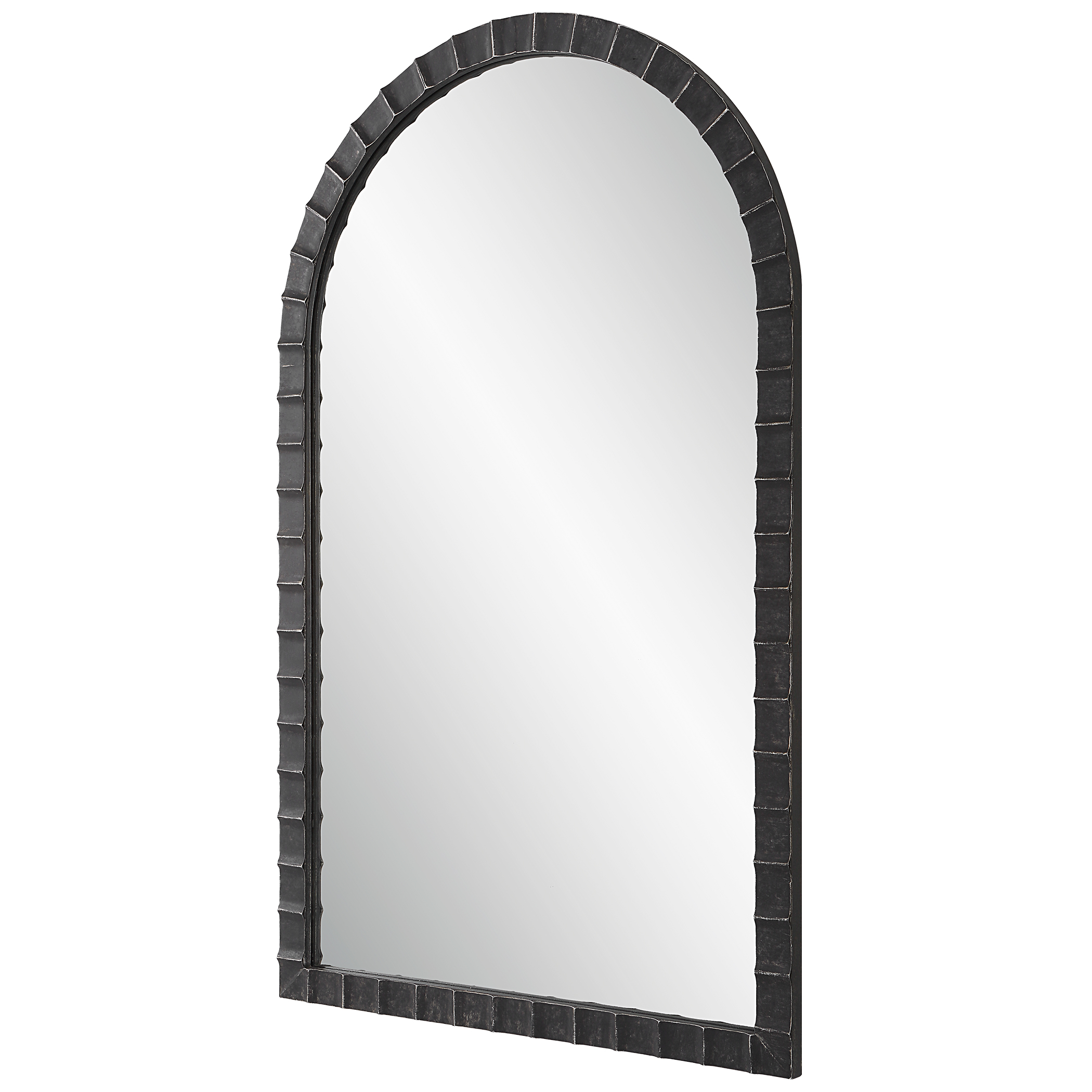 Dandridge Black Arch Mirror
