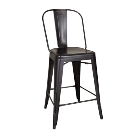 Bow Back Counter Chair