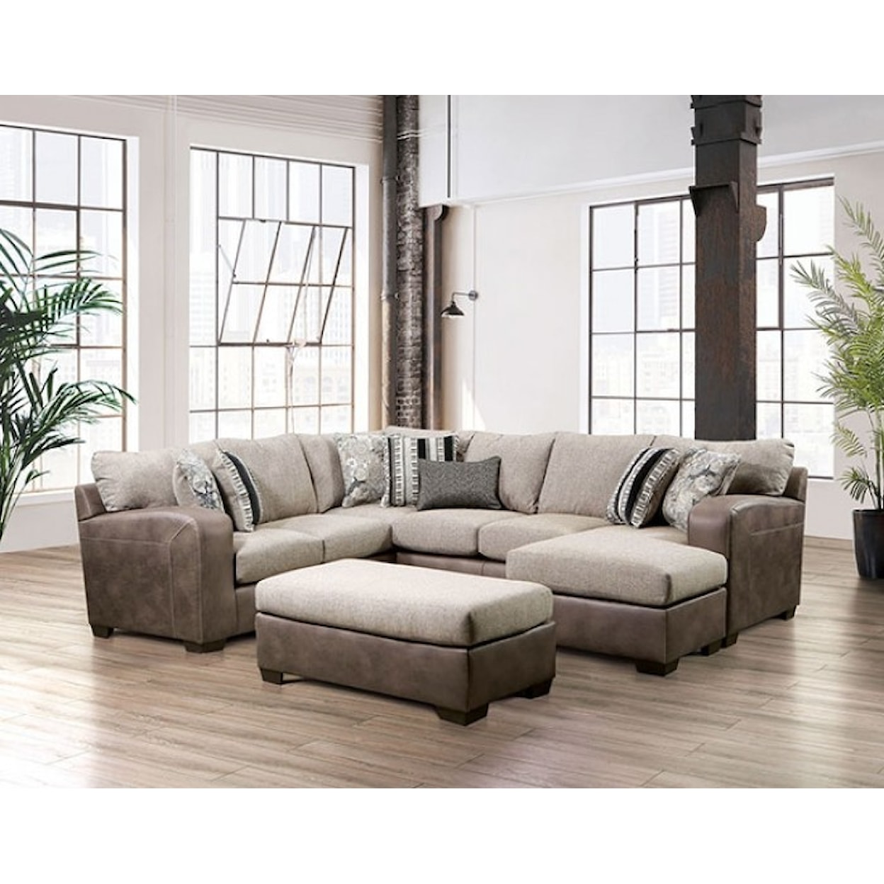 Furniture of America - FOA Ashenweald Sectional