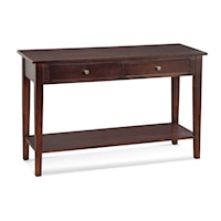Transitional Console Table with Two Drawers