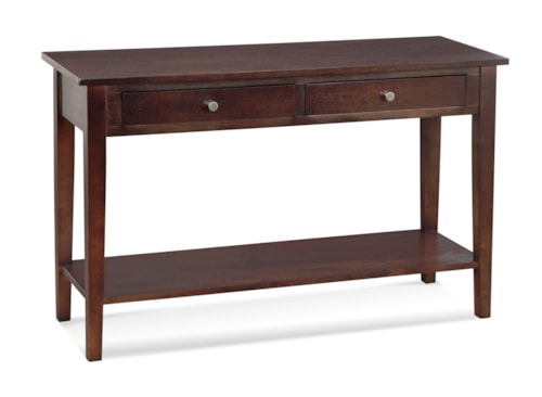 Transitional Console Table with Two Drawers