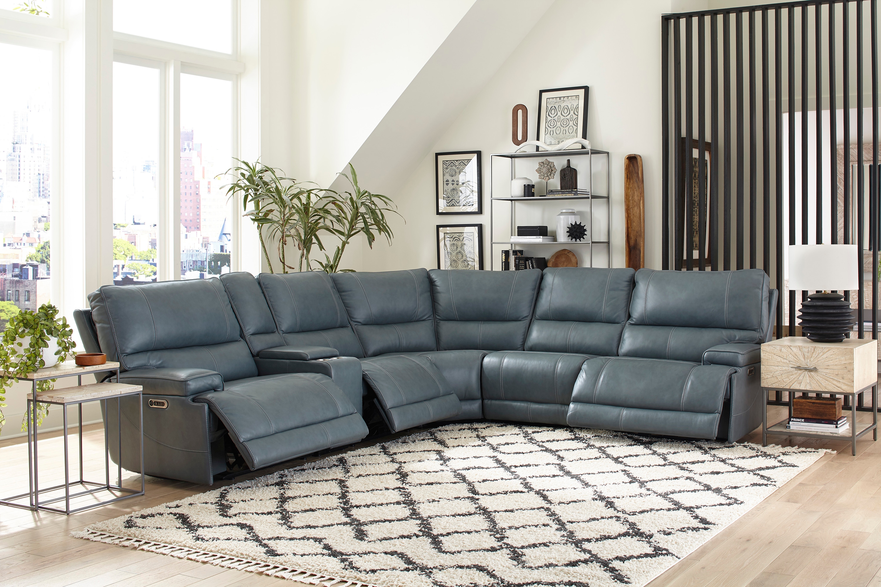 6-Piece Power Reclining Sectional Sofa