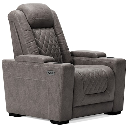 Power Recliner w/ Adj Headrest