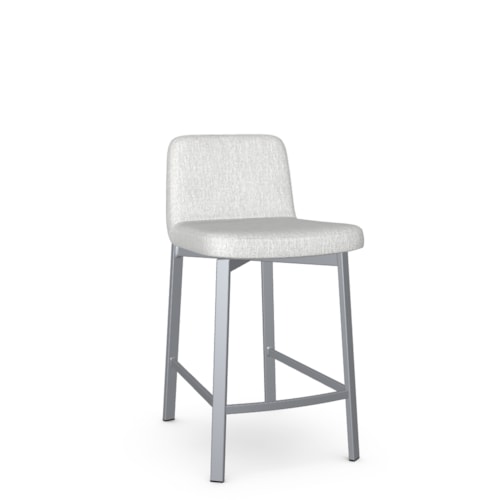 Contemporary Upholstered Counter Height Stool