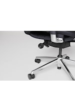 BDI Voca Contemporary Adjustable Height Task Chair with Lumbar Support