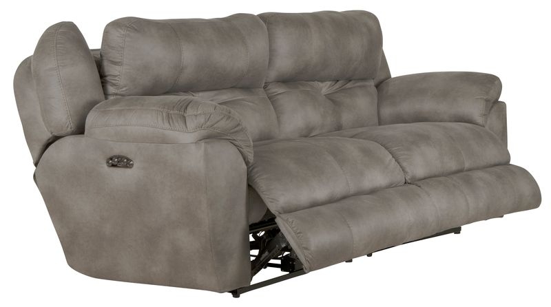 Catnapper Ferrington Power Headrest Lay Flat Reclining Sofa