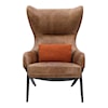 Moe's Home Collection Amos Leather Accent Chair