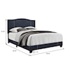 Accentrics Home Fashion Beds Full Upholstered Bed