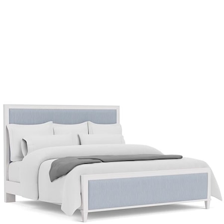 Queen Upholstered Panel Bed