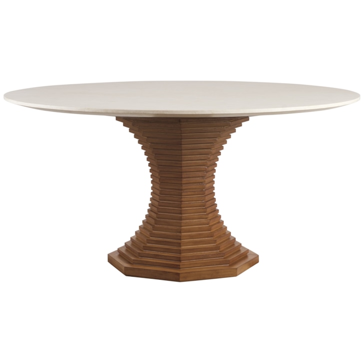 Lexington Table Lexington La Costa 420-875C Transitional Round Dining Table with ...