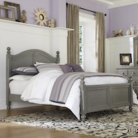 Full Bed with Arched Headboard