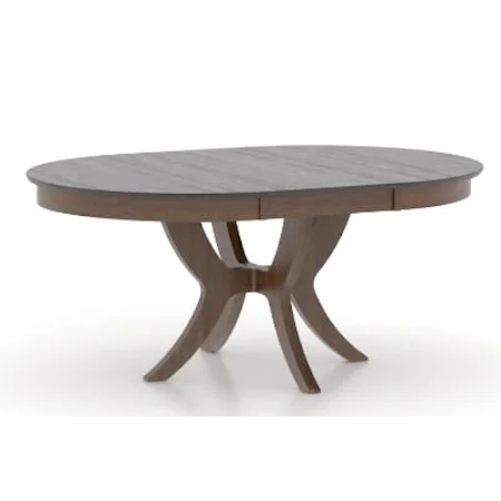 Customizable Round Wood Table