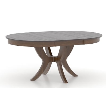 Round Wood Table