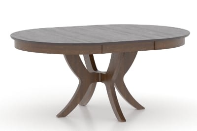 Customizable Round Wood Table