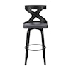 Armen Living Gayle 26" Swivel Upholstered Barstool