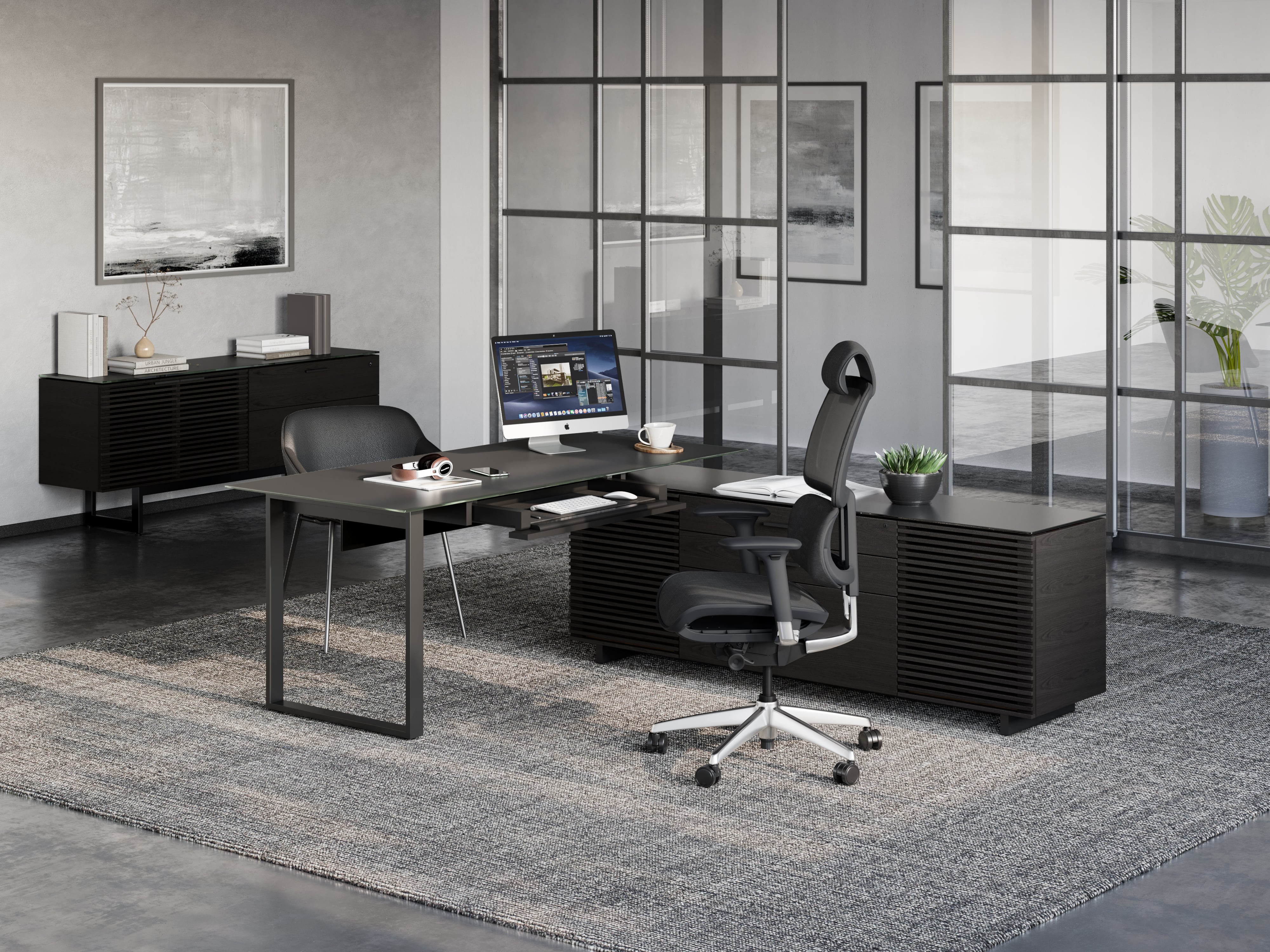 BDI Corridor L-Shaped Desk