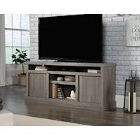 Contemporary TV Credenza with Adjustable Shelving