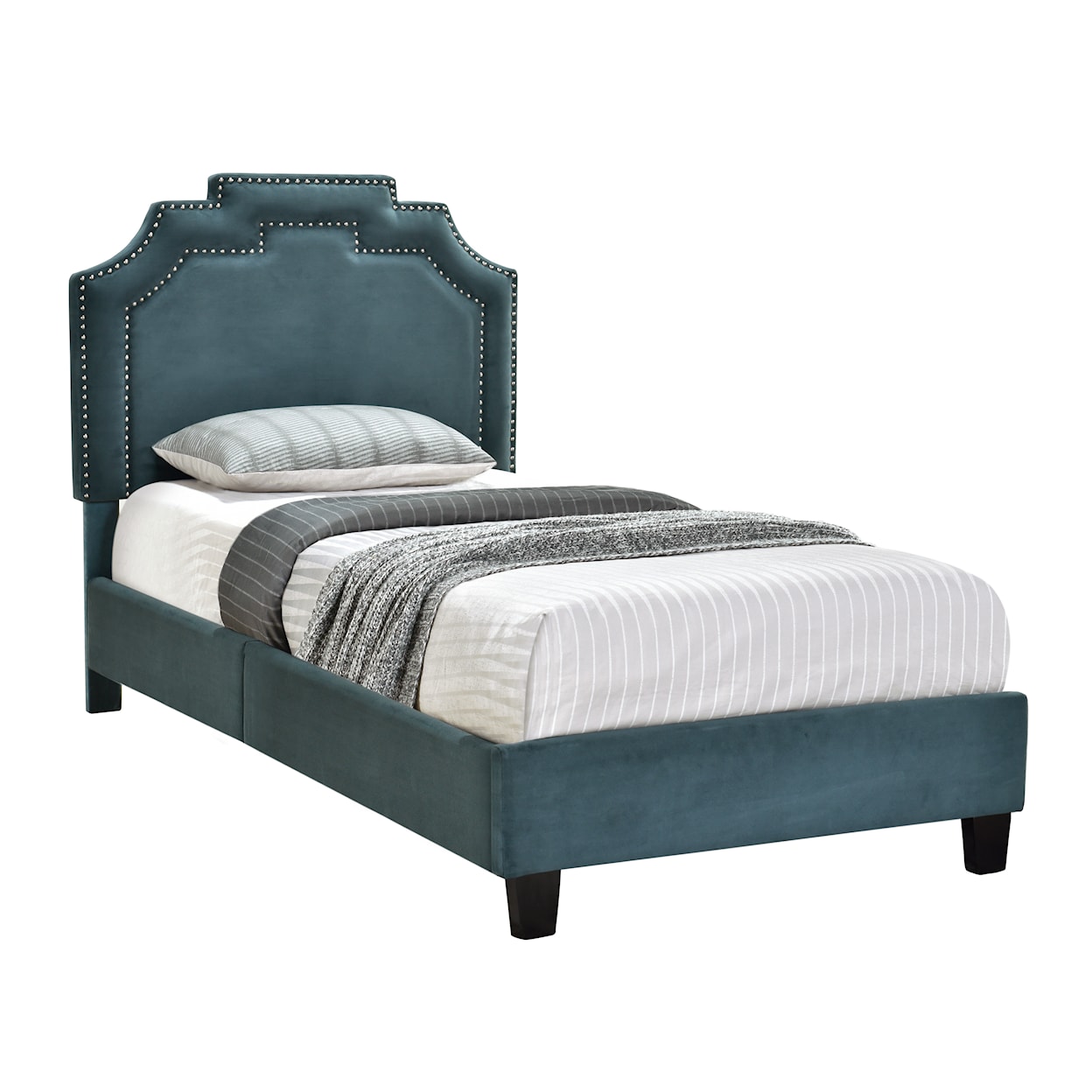 Accentrics Home Fashion Beds Twin Upholstered Bed