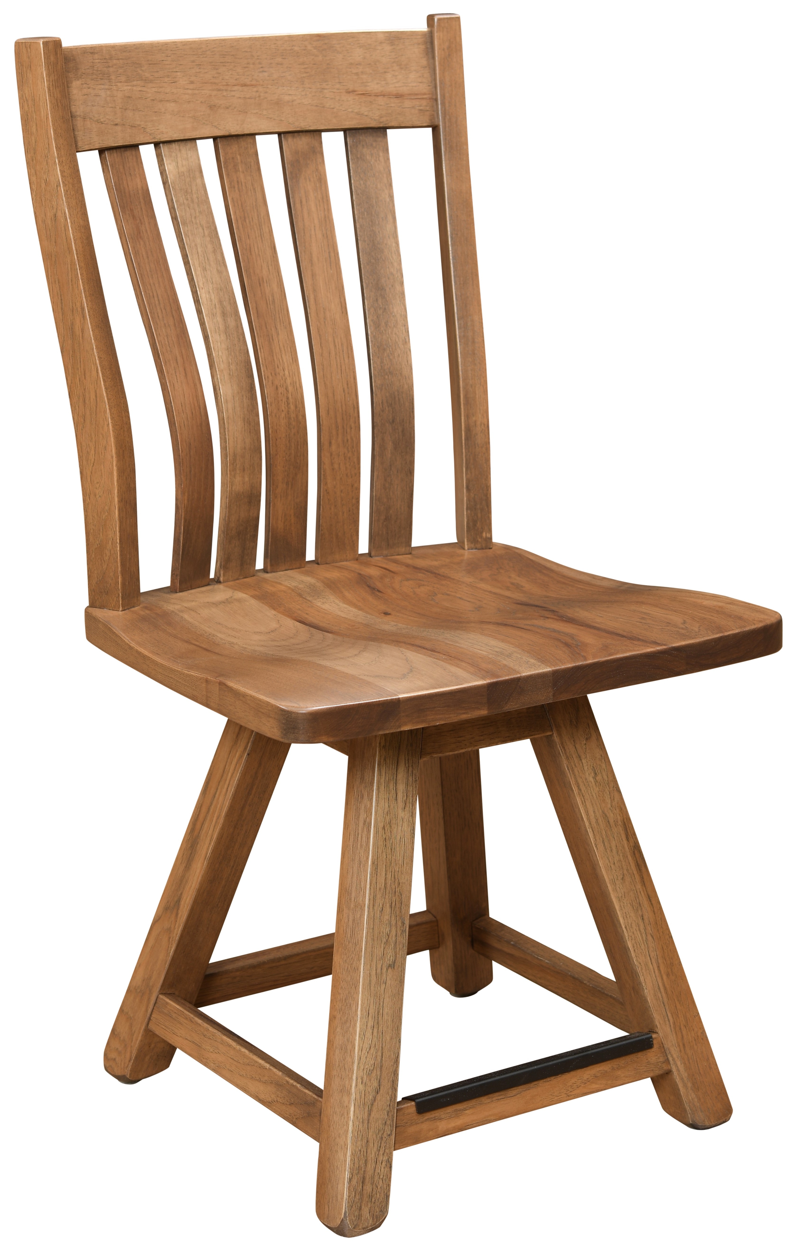 Custom Amish Swivel Side Chair