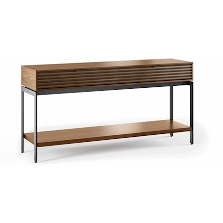 Contemporary 2-Drawer Console Table