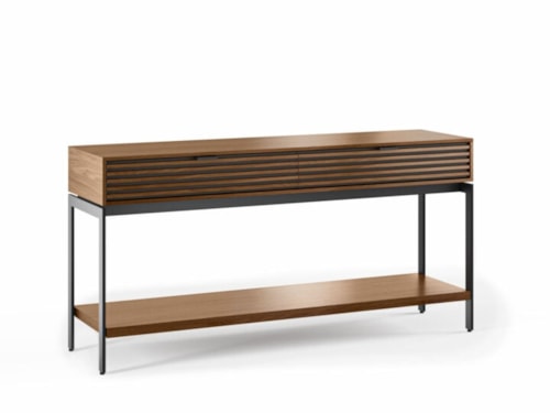 Contemporary 2-Drawer Console Table