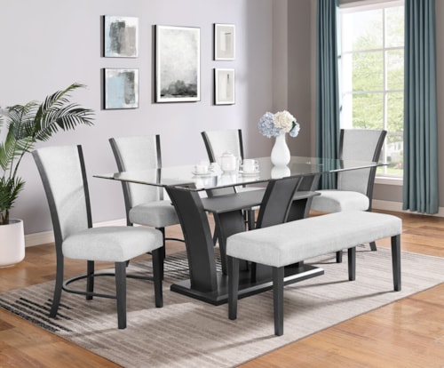 Contemporary 6-Piece Dining Set