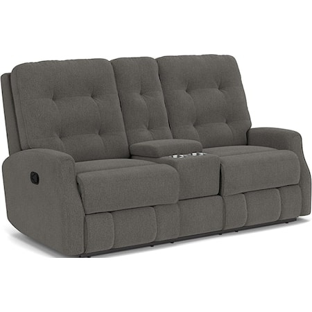 Reclining Loveseat with Console